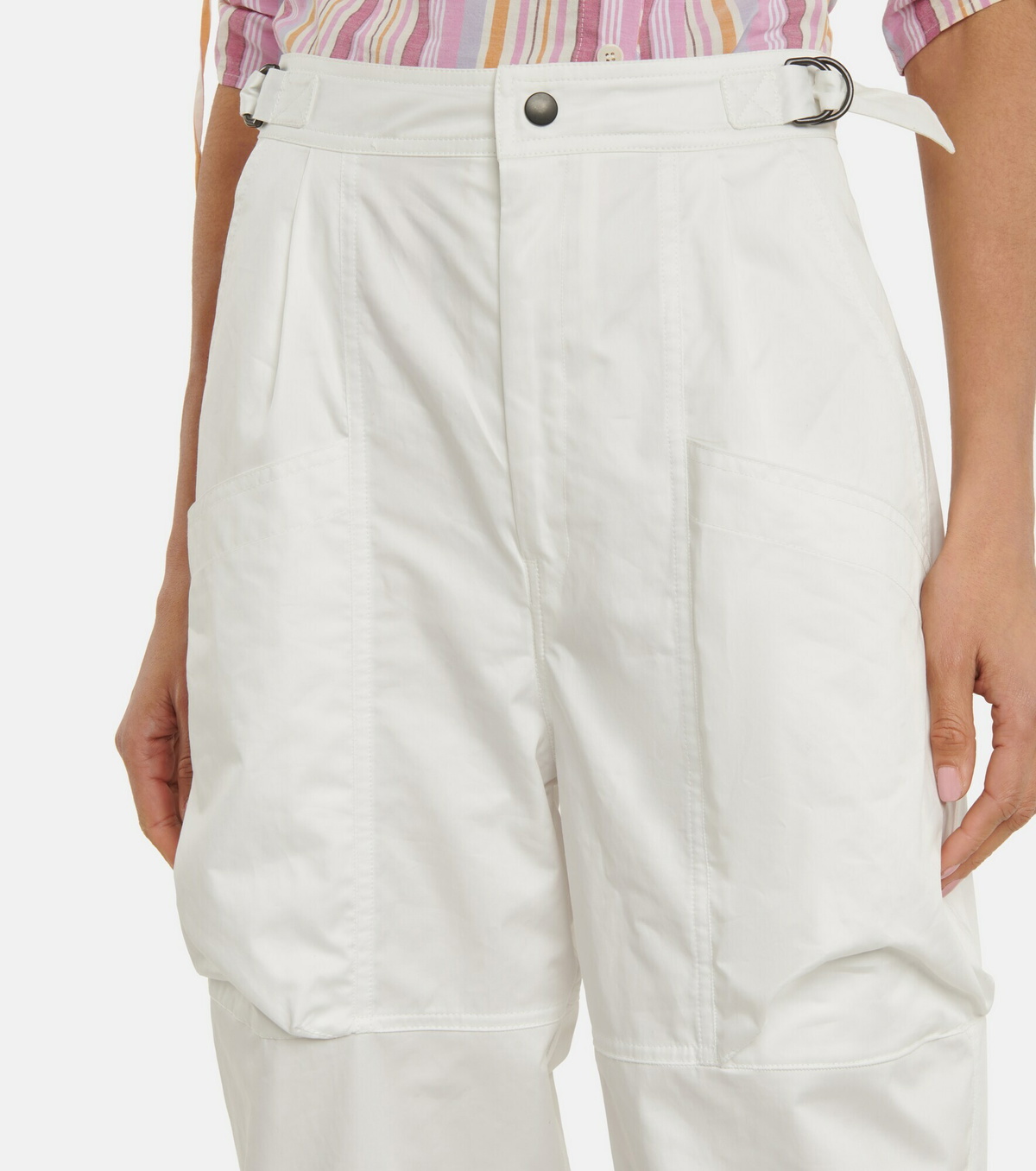 【Isabel Marant】 Ferima high-rise taperedコットンパンツ Isabel Marant - Ferima high-rise tapered cotton pants Isabel