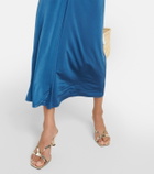 Jade Swim Kira halterneck cutout midi dress