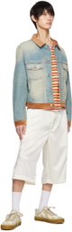 BLUEMARBLE Blue Cropped Denim Jacket