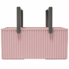 Hachiman Omnioffre Stacking Storage Box - Large in Pink/Grey