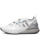 Adidas Men's ZX 2K Boost Sneakers in White/Silver/Core Black