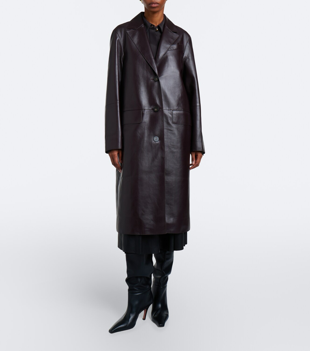 Joseph Vittoria leather coat