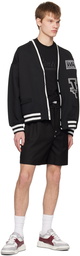 Valentino Black Patch Shorts