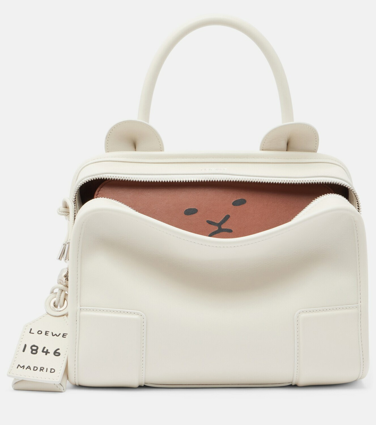 Loewe Amazona 180 Lion Intarsio Small tote bag