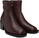Enfants Riches Déprimés Burgundy Night Version Square Toe Franky Boots