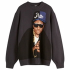 Patta Men's Old School Knit Jumper in Moonless Night
