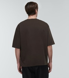 Lanvin - Logo embroidered cotton T-shirt