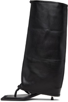 FIDAN NOVRUZOVA Black Kaia Stiletto Heel Tall Sandals
