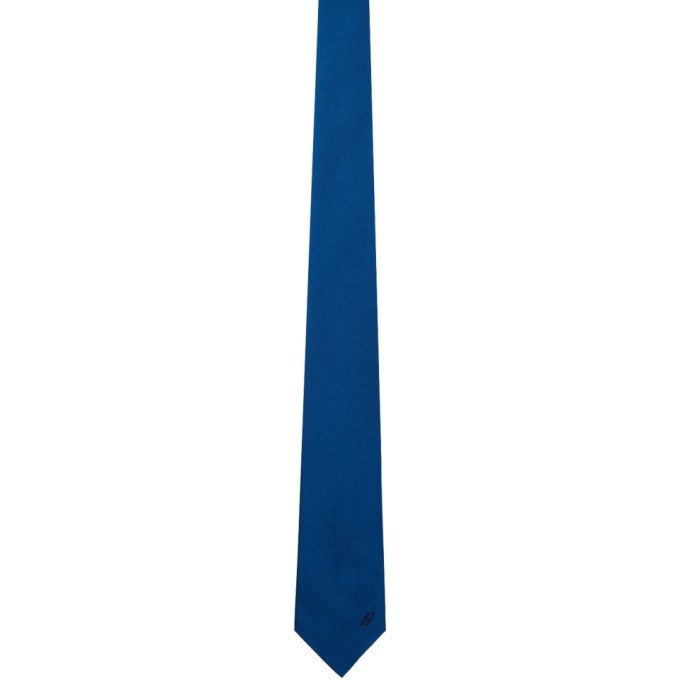Photo: Brioni Blue Silk Standard Tie