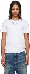 Off-White White Off Stamp Rib Shaped T-shirt