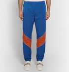 Gucci - Tapered Colour-Block Shell Trousers - Men - Blue