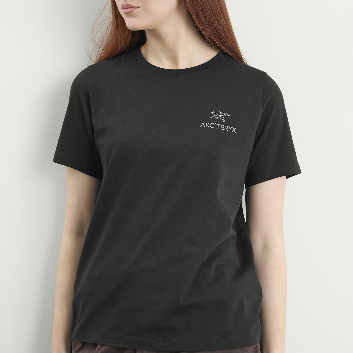 Arc'teryx Women's Kragg SL Cotton Emblem Crew SS W in Black