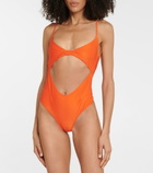 Jacquemus - Le Maillot Aranja cutout swimsuit