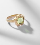 Stone and Strand Kensington 14kt gold pinky ring with peridot