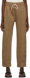 AGOLDE Brown Bow Leg Lounge Pants
