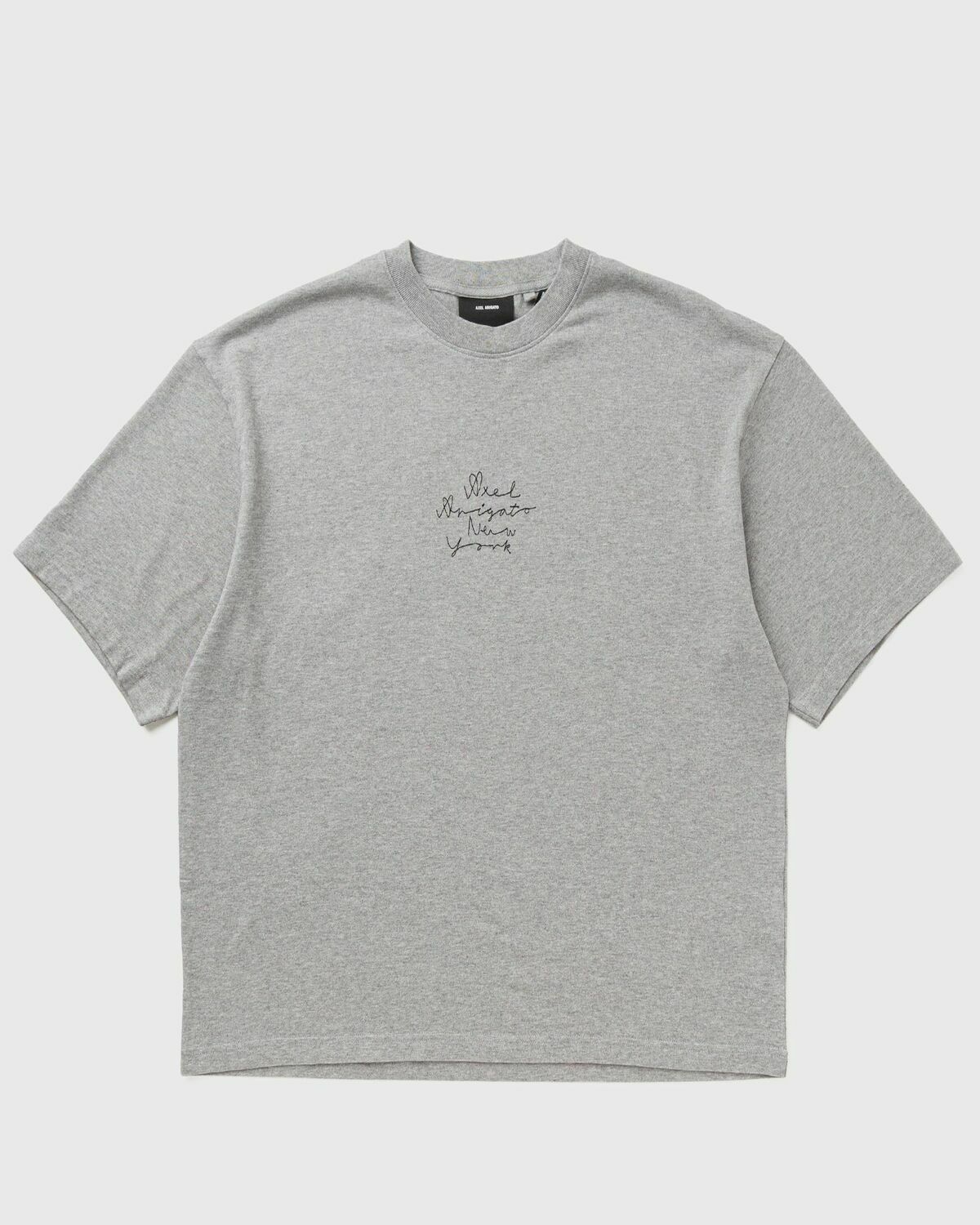 Axel Arigato New York City Tee Grey Mens Shortsleefe