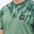 Belstaff Men's Patch Logo Tie Dye T-Shirt in Graph Green