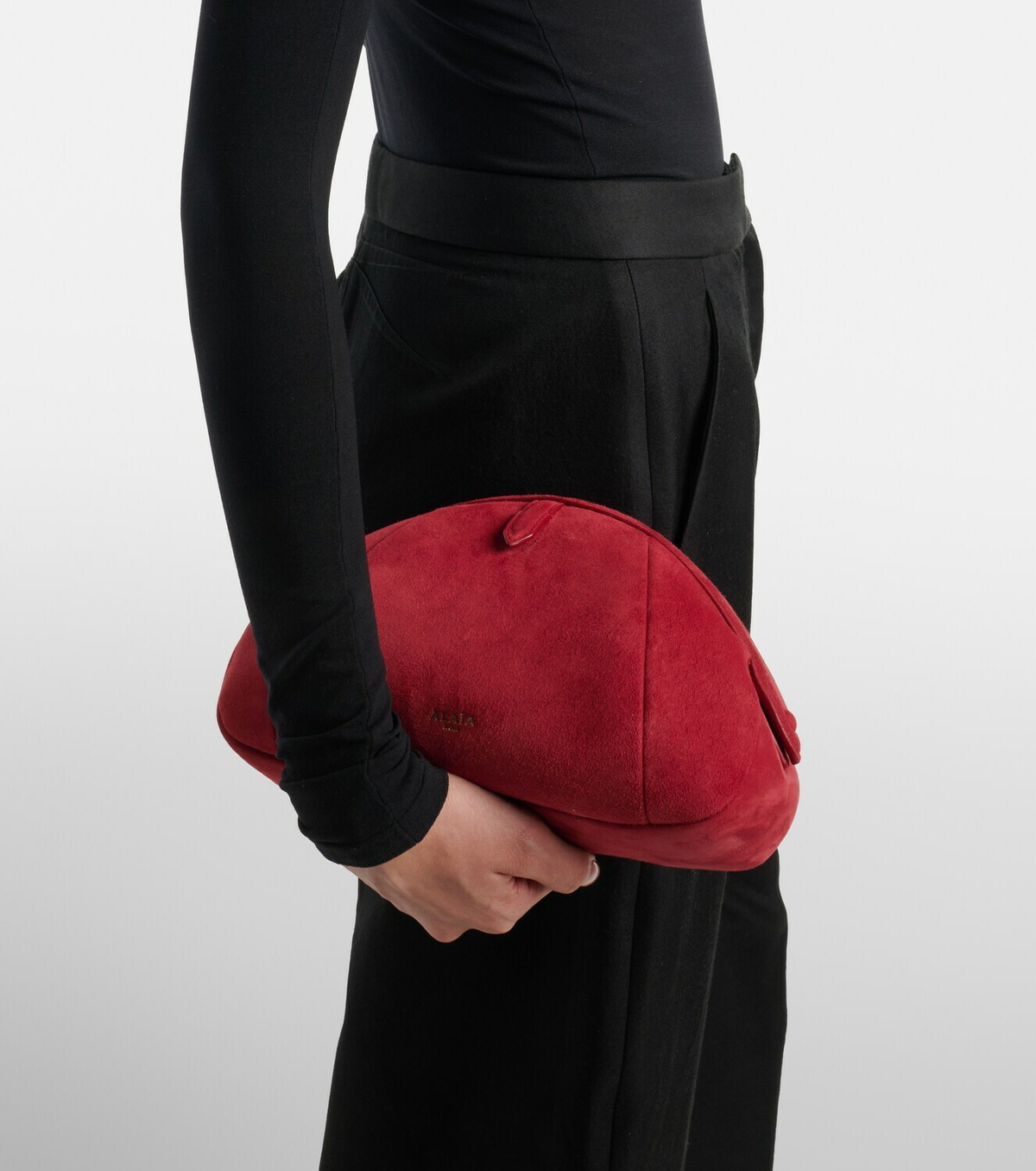 Alaïa Purse Small suede clutch