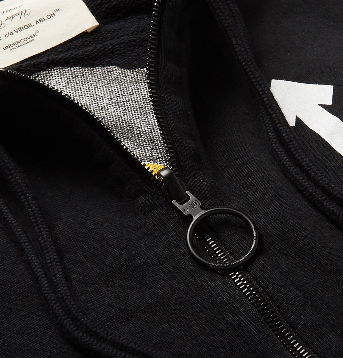 Off-White c/o Virgil Abloh Hand Arrow Boxy Hooded Sweatshirt in Black for  Men