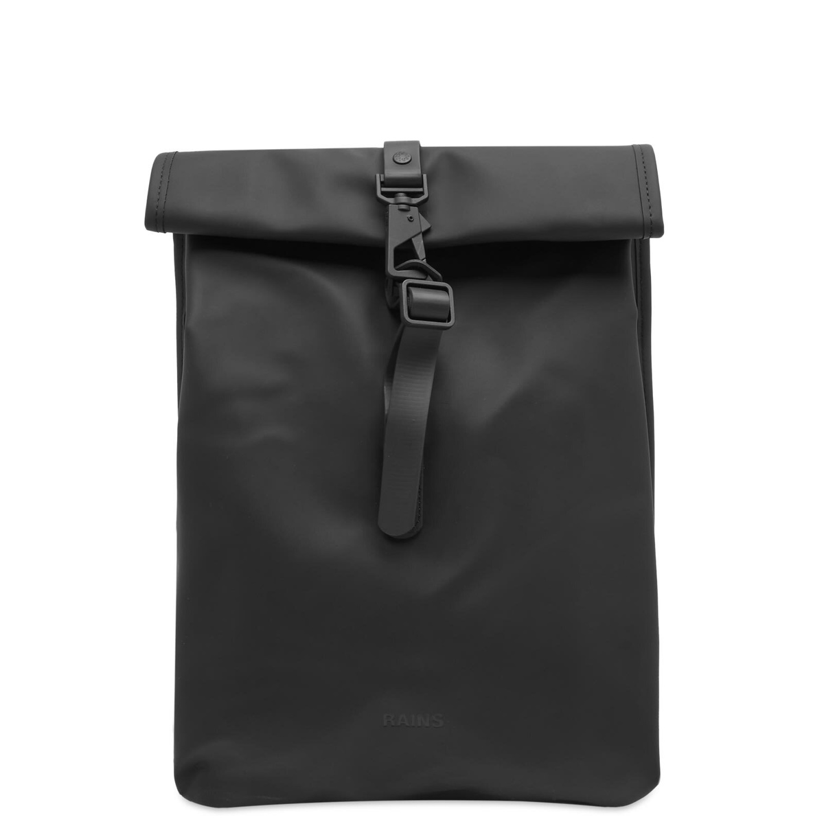 Rains Men's Rolltop Rucksack Mini in Black Rains