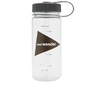 and wander Men's x Nalgene 500mL Logo Bottle in Clear