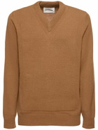 JIL SANDER Wool Blend V Neck Sweater