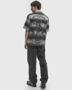 Pleasures X Iuter GIOVANNI BUTTON UP silver Mens Shortsleefe