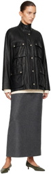 R2W Black Lamb Leather Pocket JP Jacket