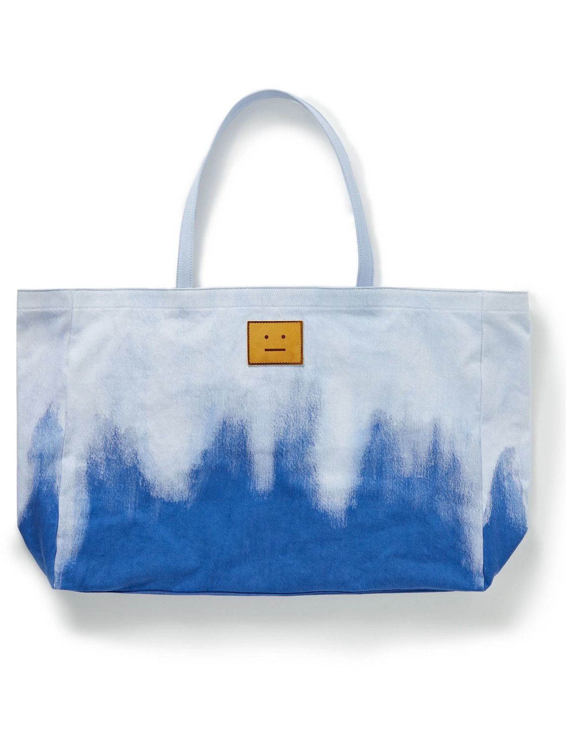 Acne Studios - Logo-Appliquéd Bleached Denim Tote Bag Acne Studios