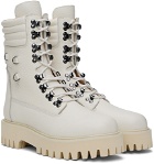 Who Decides War White Field Boots