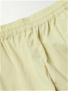 adidas Originals - Wales Bonner Wide-Leg Crochet-Trimmed Stretch Recycled-Shell Shorts - Yellow