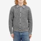 Rag & Bone Men's Dexter Marl Cardigan in Blackmult