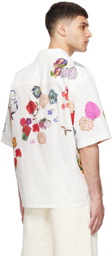 Marni White Floral Shirt