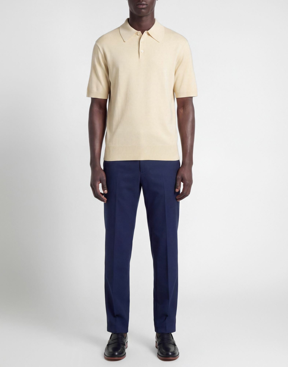 Sandro Mens Polo shirt in Beige
