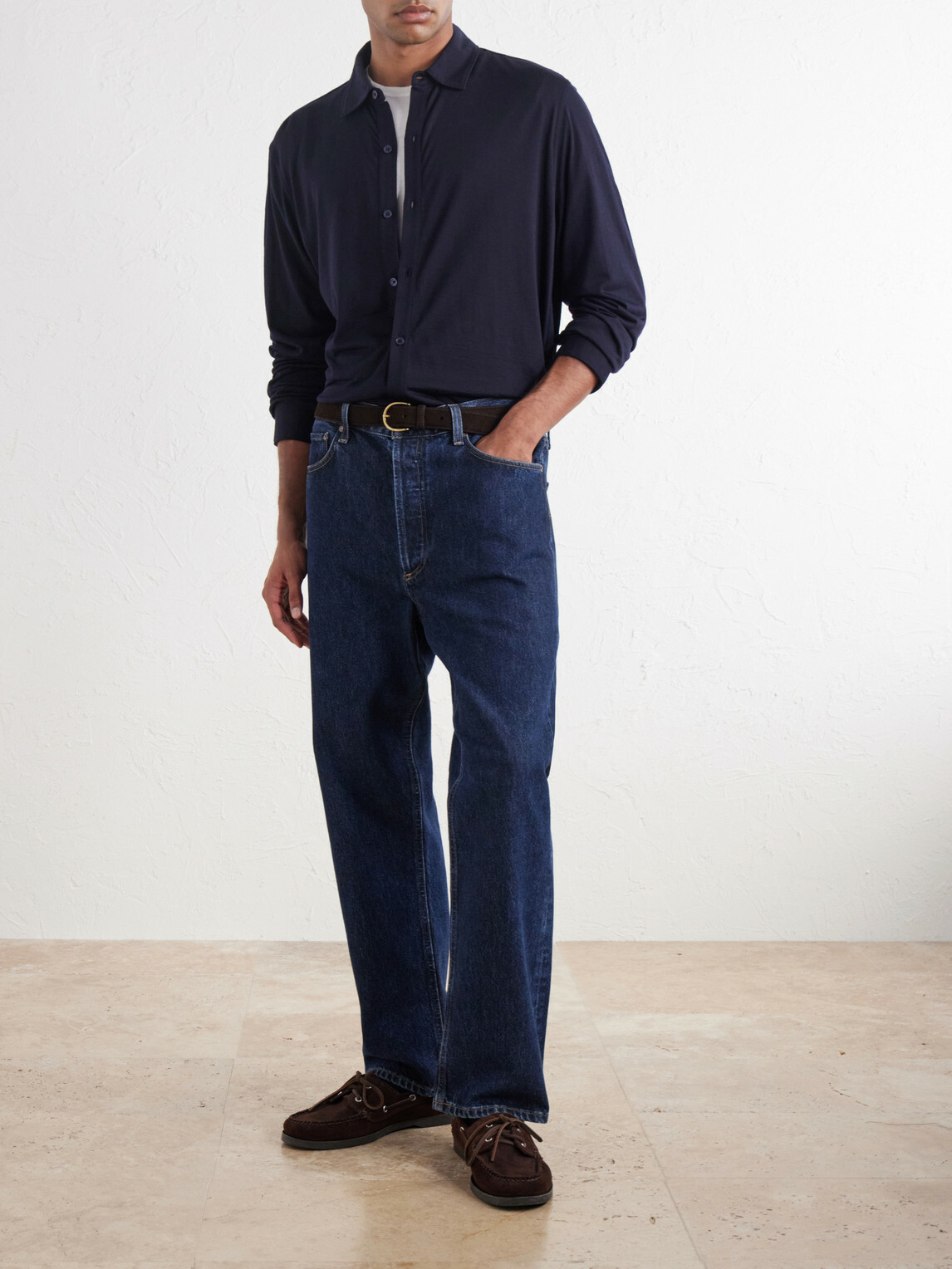 Orlebar Brown - Giles Wool Shirt - Blue