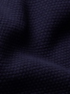 Ralph Lauren Purple label - Double-Breasted Textured-Knit Cardigan - Blue