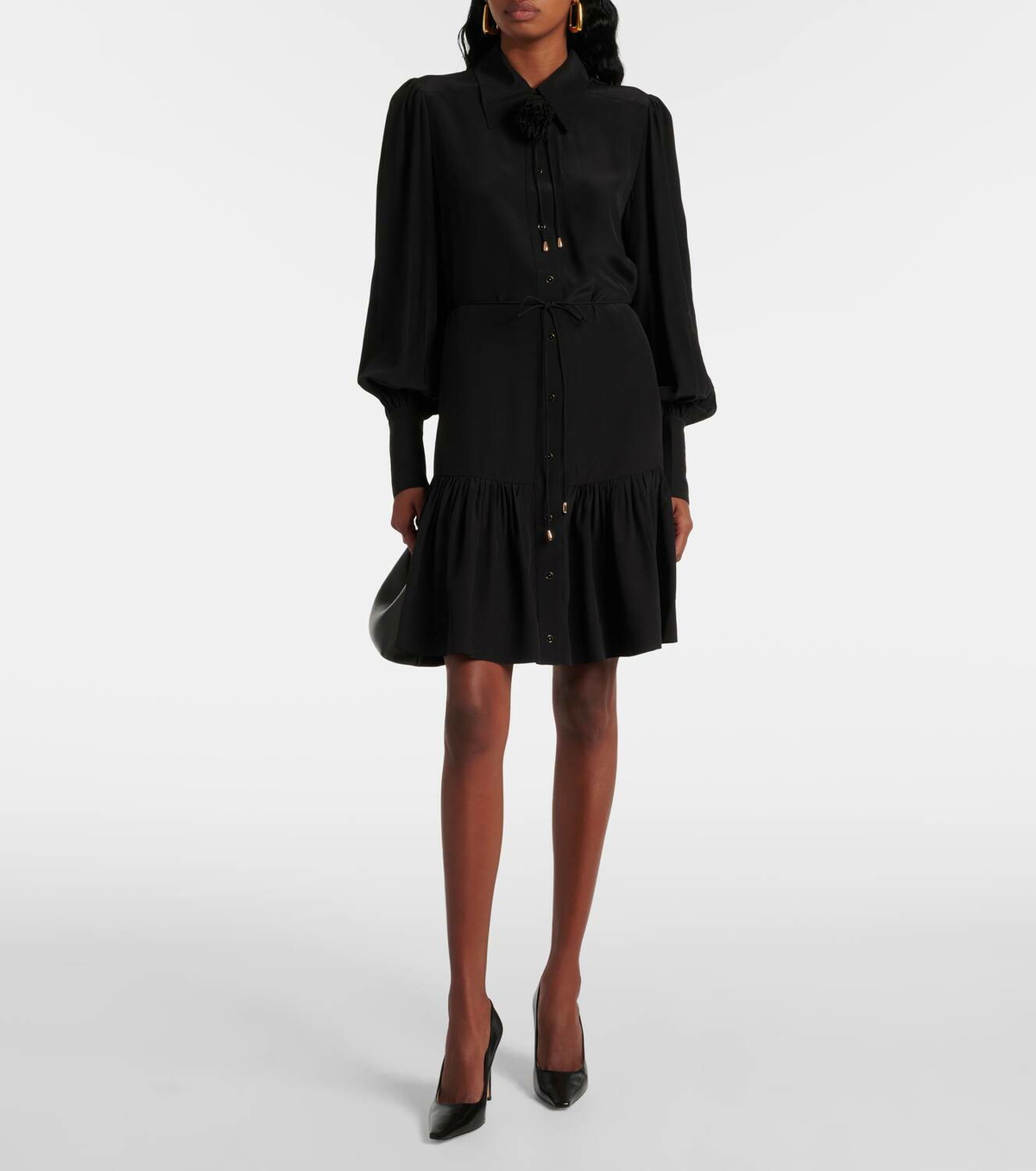 【Zimmermann】Belted ruffled shirt dress Zimmermann Belted ruffled shirt dress Zimmermann