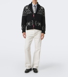 Thom Browne Fair Isle intarsia cashmere cardigan