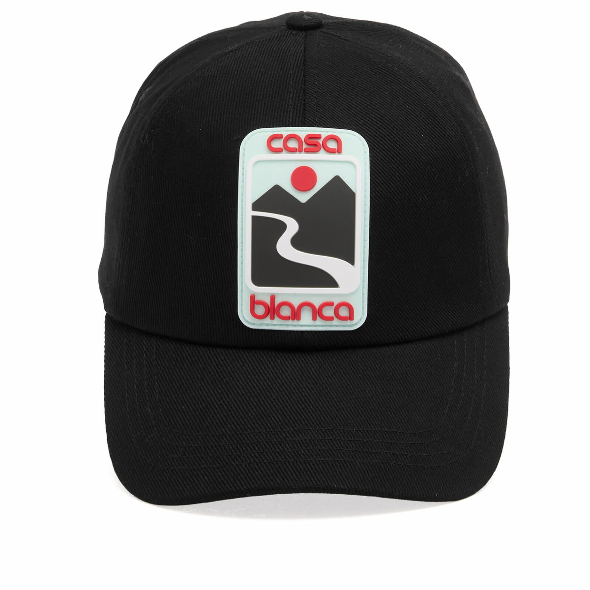 Casablanca Women's Sunset Valley Patch Cap in Black 