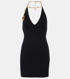 Area Chain-detail minidress