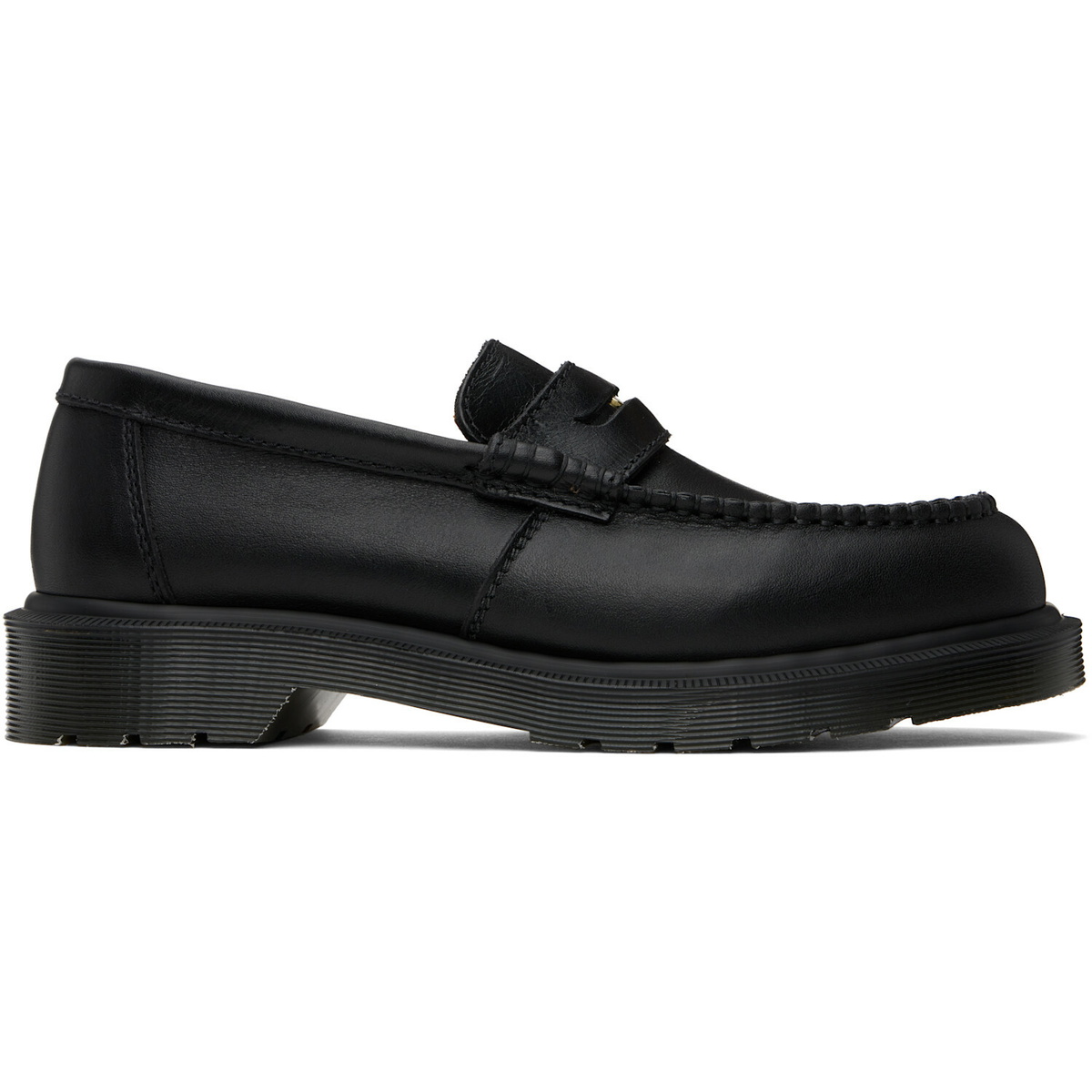 Dr. Martens Black Penton 'Made In England' Leather Loafers
