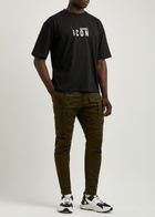 DSQUARED2 Icon Logo-print Cotton T-shirt Black