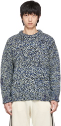 Maison Margiela Blue Wool Sweater