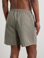 Brunello Cucinelli - Straight-Leg Mid-Length Printed Swim Shorts - Green