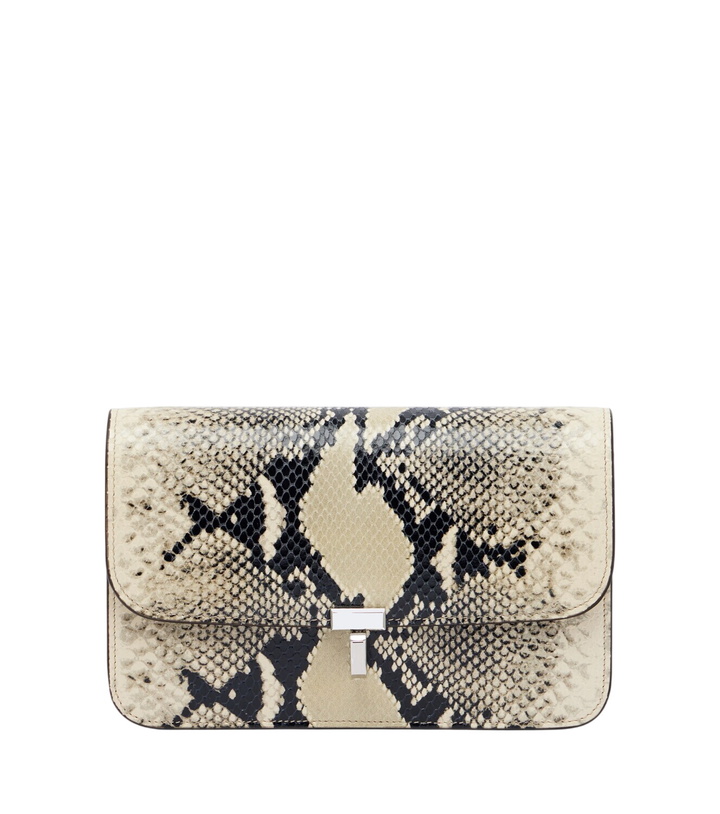Photo: Toteme T-Lock snake-effect leather crossbody bag