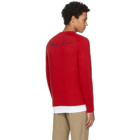 Gucci Red Gucci Garden Anger Forest Moth Sweater