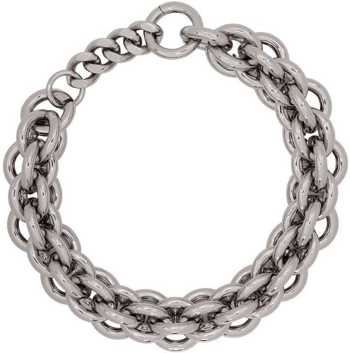 Photo: 1017 ALYX 9SM Silver Dual Chunky Chain Necklace