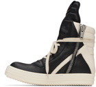 Rick Owens Black Porterville Geobasket Sneakers