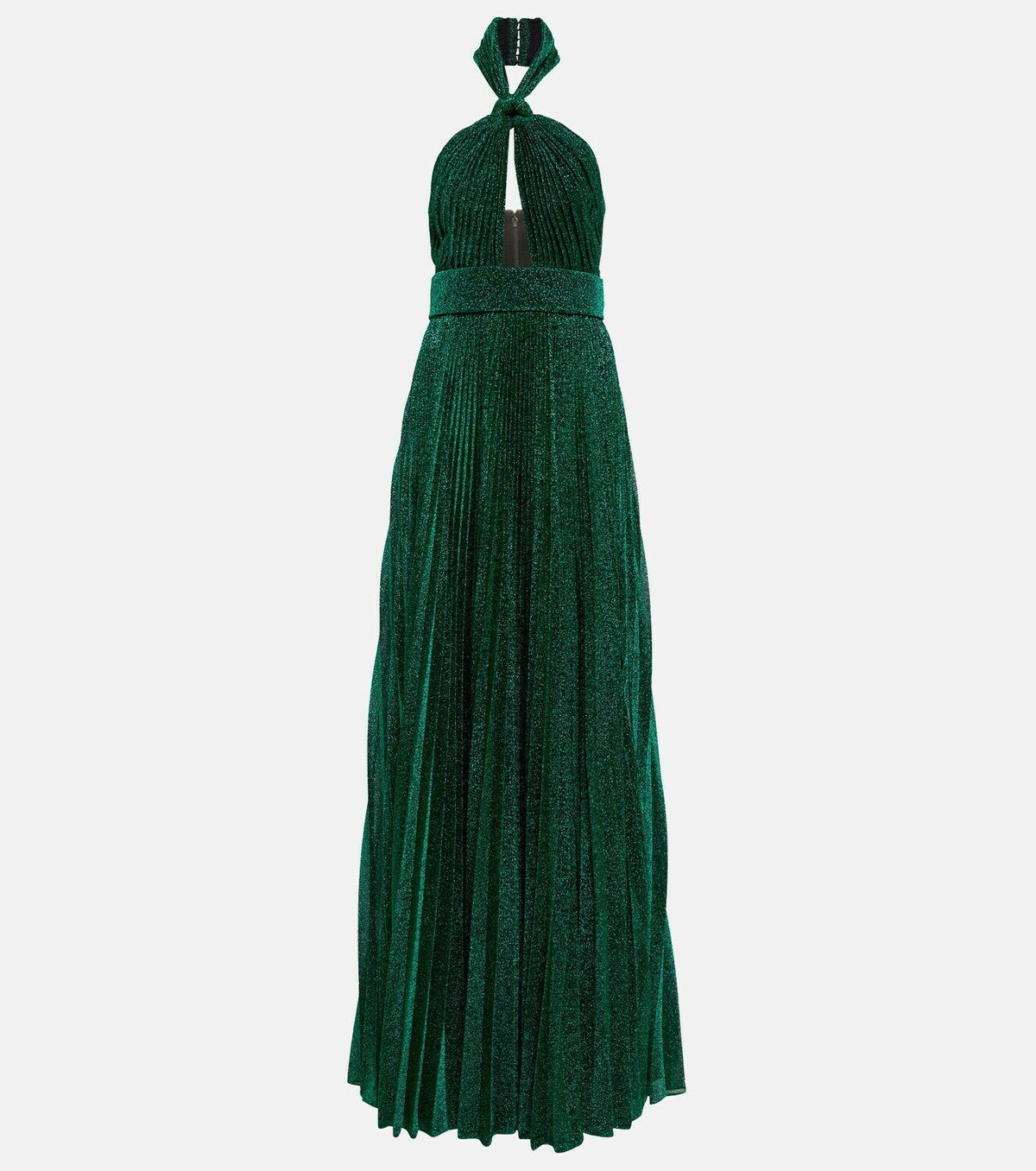 ワンピース Elie Saab Gabardine Midi Skirt Green Elie Saab Mid-length skirts for Women | Online Sale up to 70