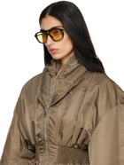 Givenchy Black GV One Aviator Sunglasses